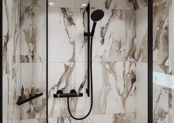 Hansgrohe Ecostat Comfort duschblandare, matt svart