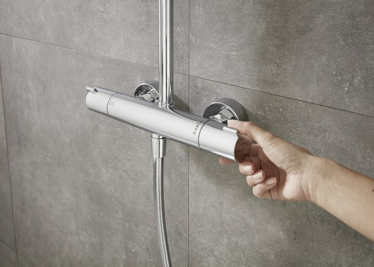 Hansgrohe Crometta E 240 brusesæt, vandbesparende, krom