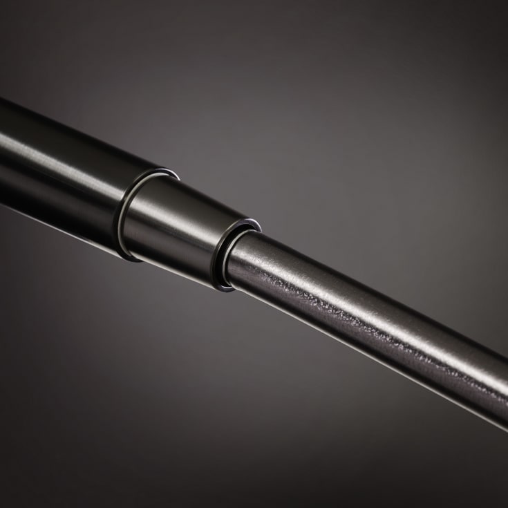 Hansgrohe Isiflex dusjslange, 1,6 meter, børstet sort krom