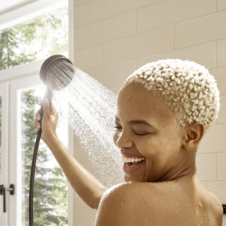 Hansgrohe Pulsify hånddusj ø105mm med 1jet, matt sort