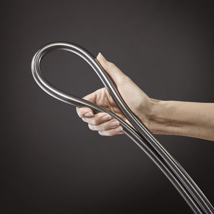 Hansgrohe Isiflex dusjslange, 1,6 meter, børstet sort krom