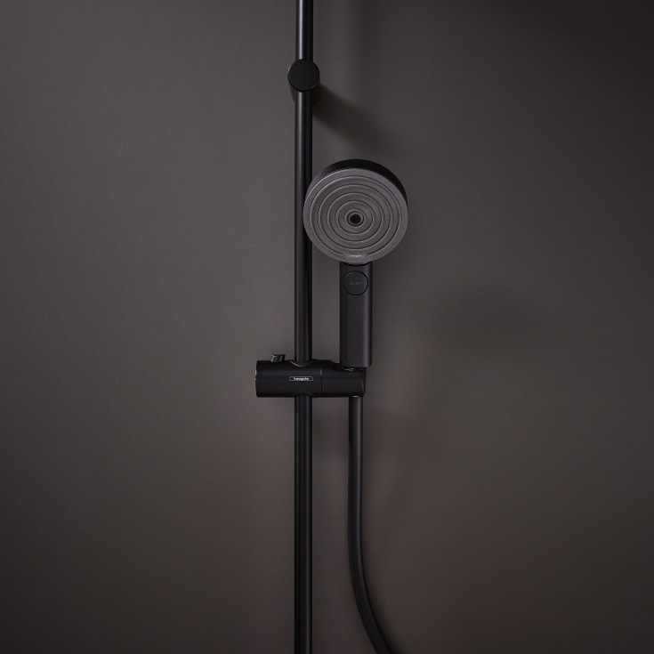 Hansgrohe Pulsify hånddusj ø105mm med 3jet, matt sort