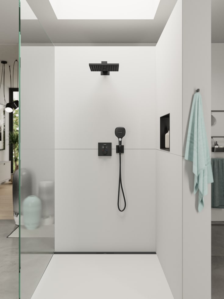 Hansgrohe Raindance Select E 120 håndbruser, mat sort