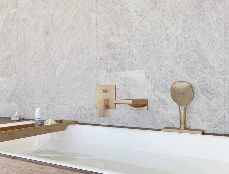 Hansgrohe Raindance Select E 120 håndbruser, børstet bronze