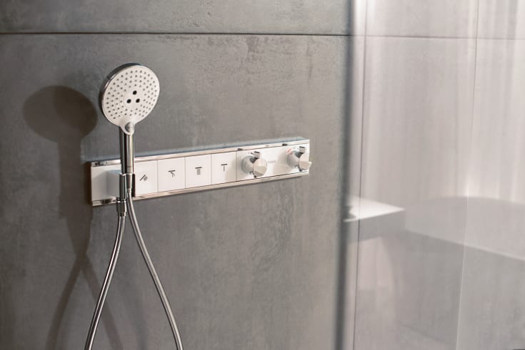 Hansgrohe Raindance Select S 120 håndbruser, krom/hvid
