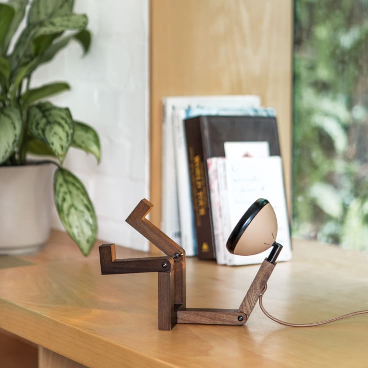 Mini Mr Wattson bordslampa, beige