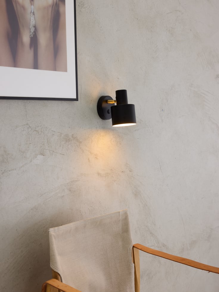 Halo Design Vogue vegglampe, sort