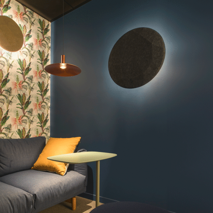 SLV Mana væglampe base med LED