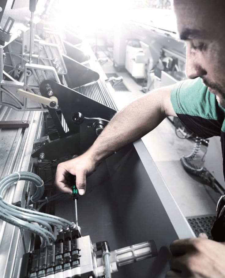 Wera Kraftform Micro elektronisk skruvmejselsats, 12 delar