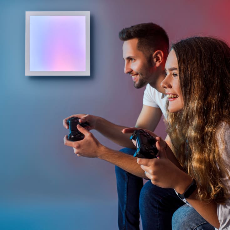 3 st Ledvance Smart+ Wifi Planon LED panel, färgförändring + vit, 45x45 cm
