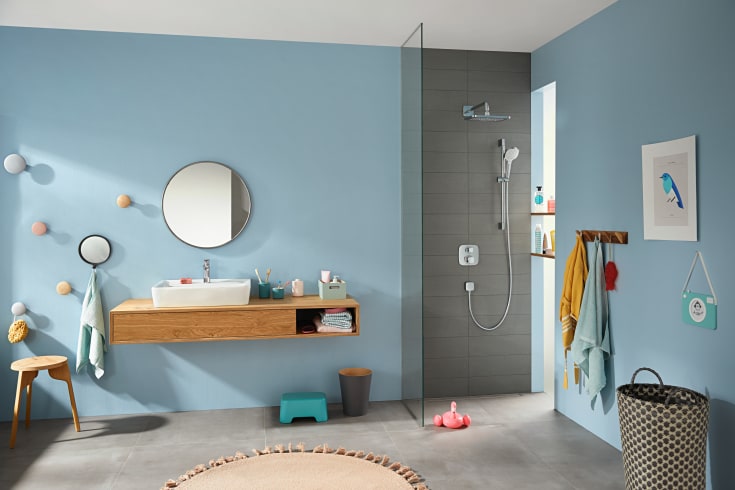 Hansgrohe Croma takdusch, 28x17 cm, krom