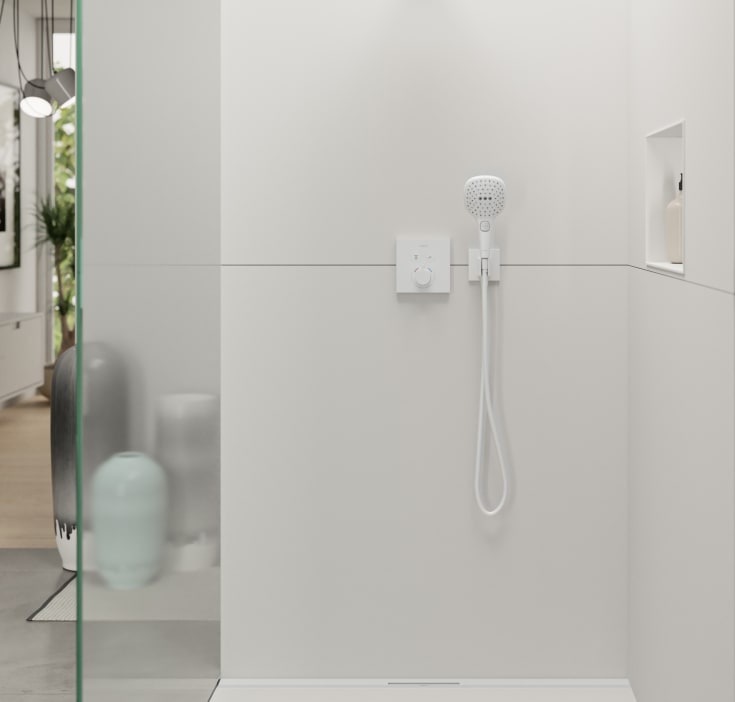 Hansgrohe Isiflex duschslang, 1,25 meter, matt vit