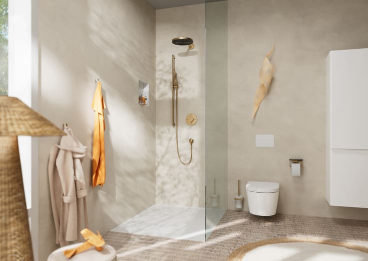 Hansgrohe Isiflex dusjslange, 1,25 meter, børstet bronse