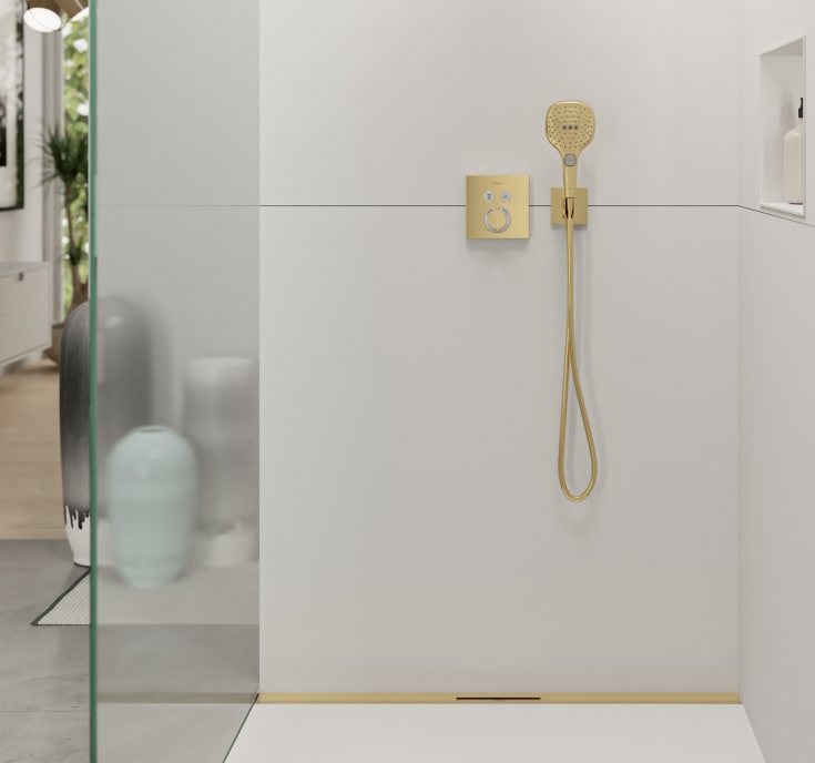 Hansgrohe Isiflex duschslang, 1,6 meter, guld