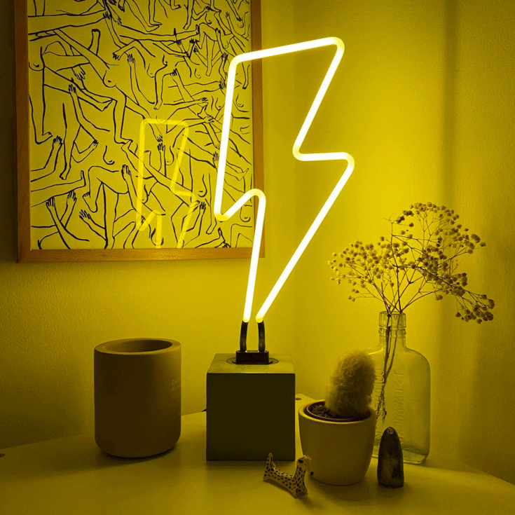 Locomocean Lightning neonskylt