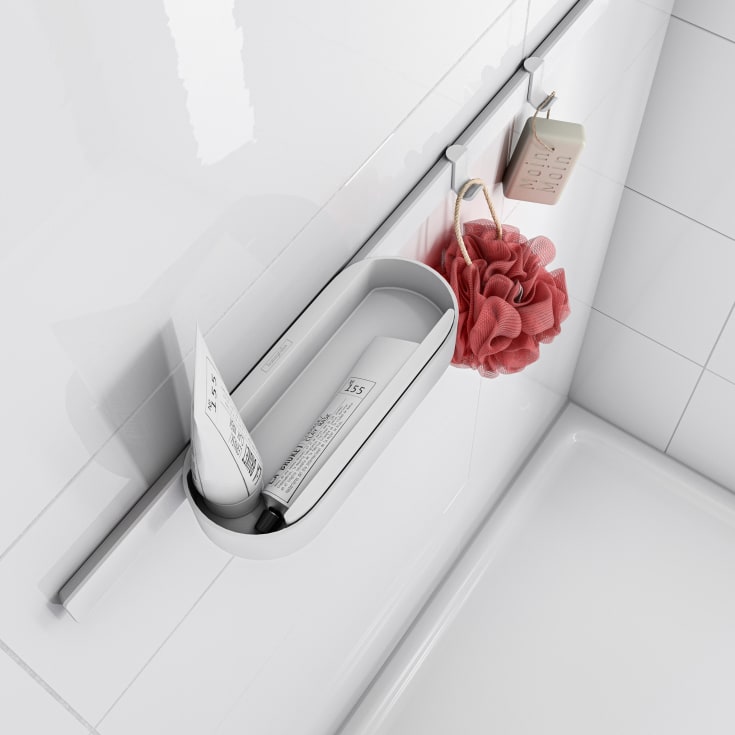 Hansgrohe WallStoris sæt til bruser, mat hvid