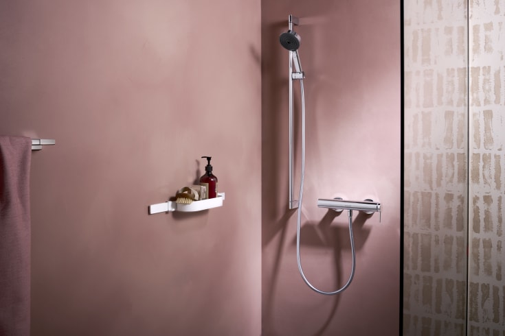 Hansgrohe WallStoris sæt til bruser, mat hvid