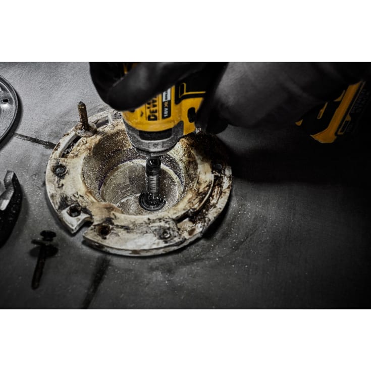 DeWalt rørskæreskive, diamantbelagt, til PVC rør mellem 32 og 200 mm indv.