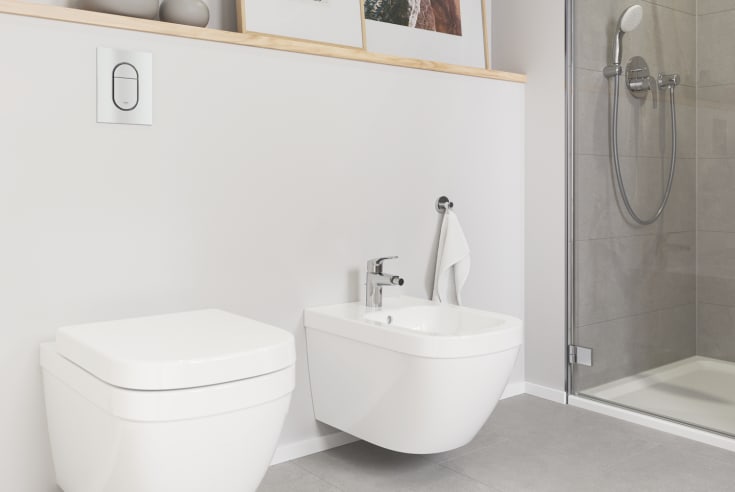 Grohe Euro Ceramic toiletbræt, soft close, aftagelig, hvid