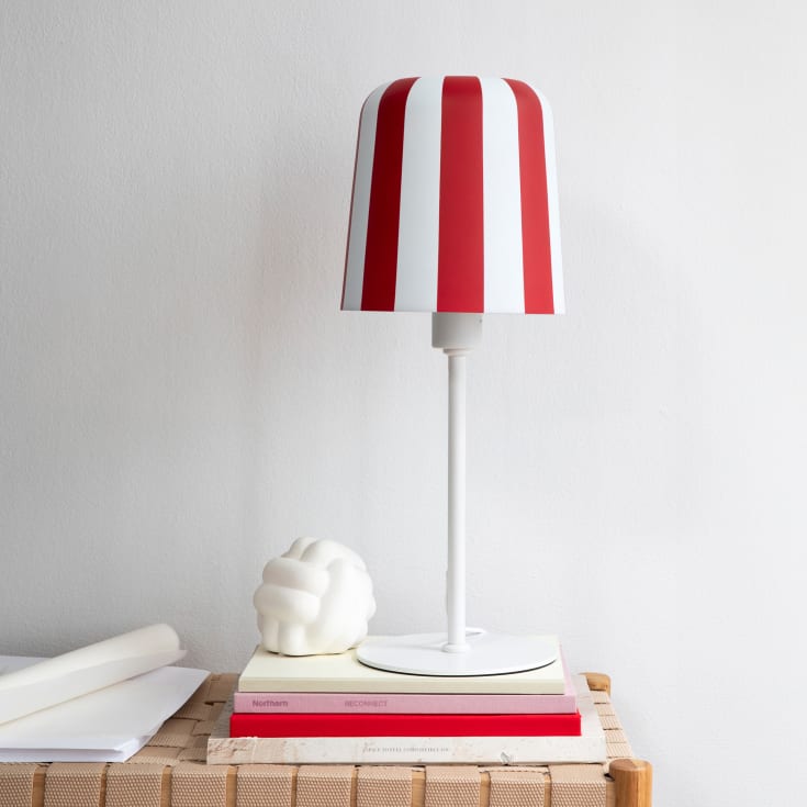 Dyberg Larsen Gry bordlampe, rød