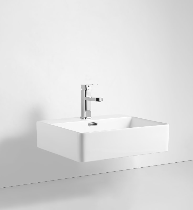 Lavabo Boxo 500 tvättställ, 50x42 cm, vit