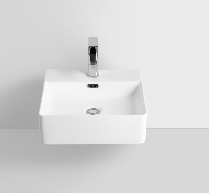 Lavabo Boxo 420 tvättställ, 42x42 cm, vit