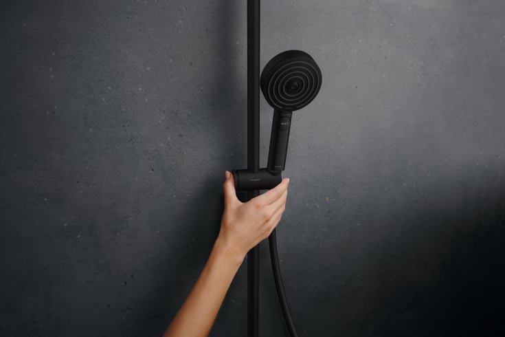 Hansgrohe Pulsify S Puro 260 dusjsett, vannsparende, matt svart