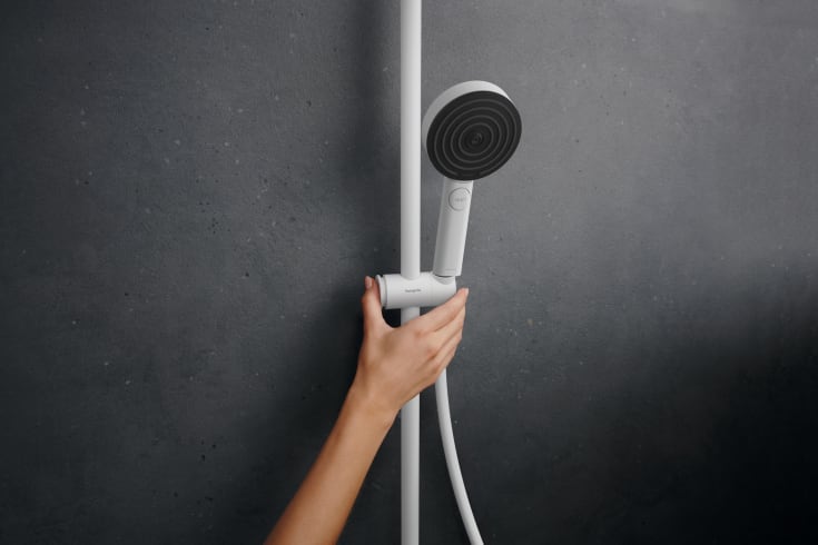 Hansgrohe Pulsify S Puro 260 duschset, vattensparande, matt vit
