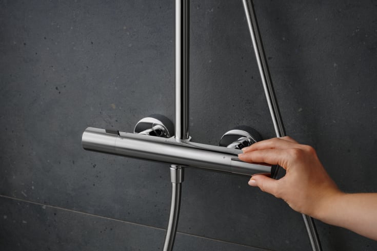 Hansgrohe Pulsify S Puro 260 duschset, vattensparande, krom