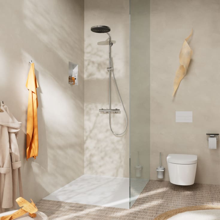 Hansgrohe Pulsify S Puro 260 duschset, vattensparande, krom