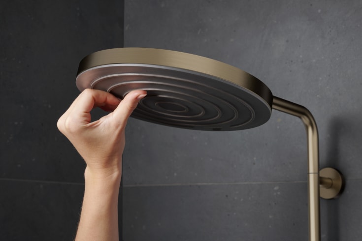 Hansgrohe Pulsify S Puro 260 dusjsett, vannsparende, børstet bronse