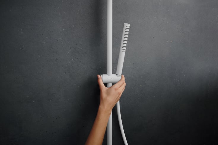 Hansgrohe Pulsify S Puro 260 brusesæt, vandsparende, mat hvid