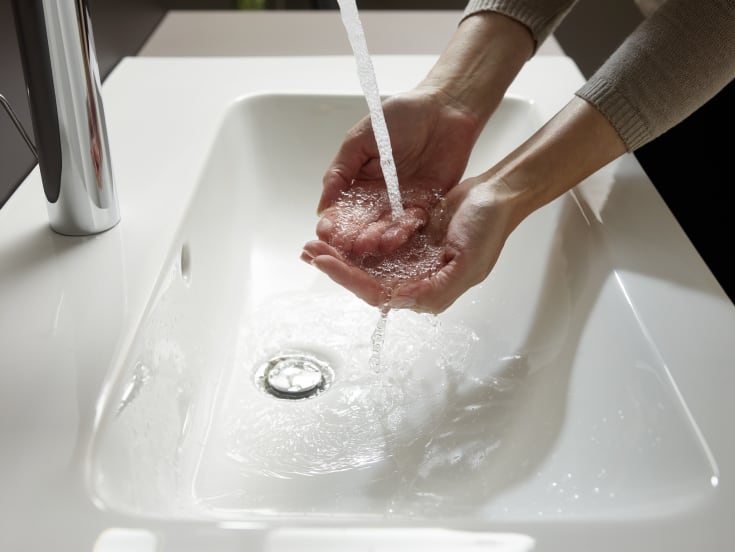 Hansgrohe Vernis Blend 70 tvättställsblandare, krom