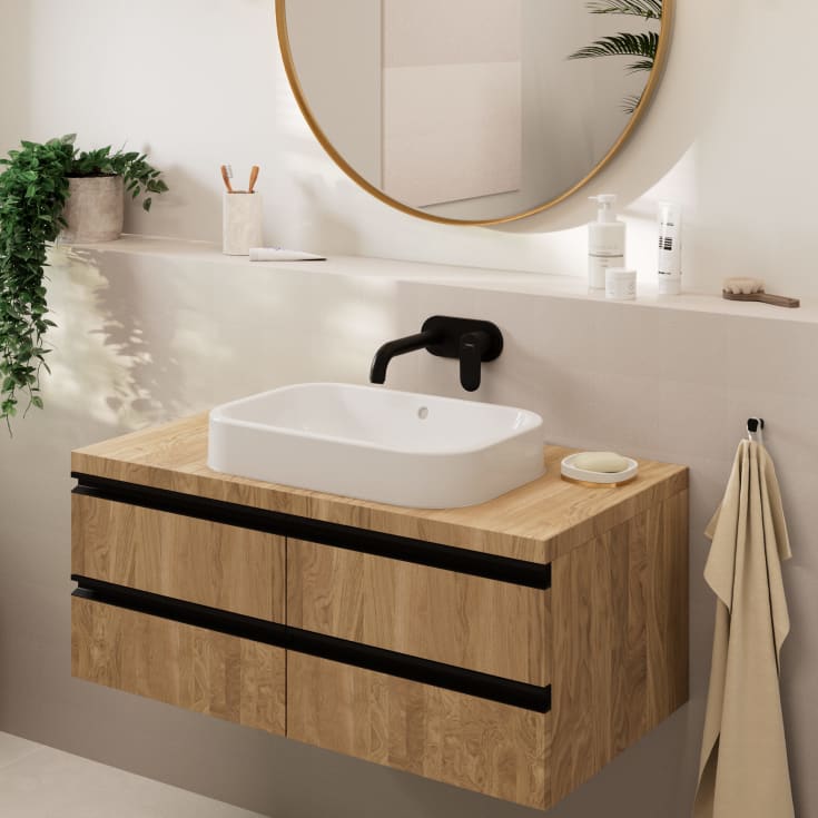 Hansgrohe Vernis Blend tvättställsblandare, matt svart