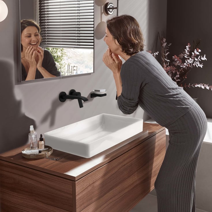 Hansgrohe Vivenis tvättställsblandare, matt svart