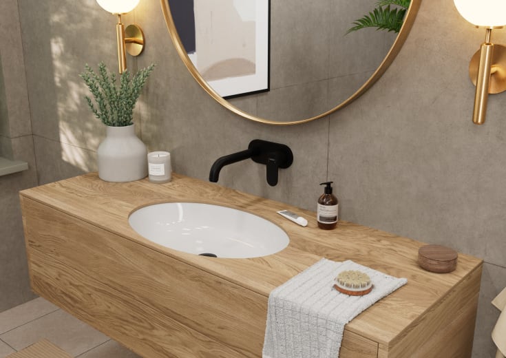 Hansgrohe Vernis Blend tvättställsblandare, matt svart