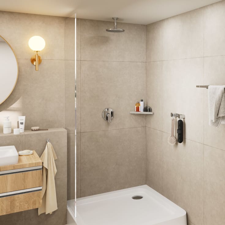 Hansgrohe Vernis Blend duscharm, 10 cm, krom