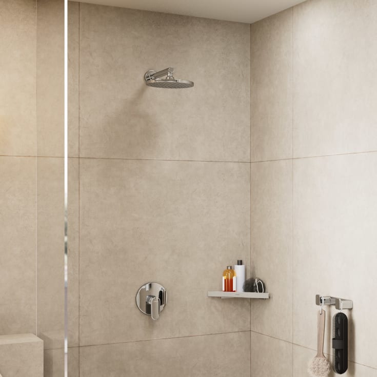 Hansgrohe Vernis Blend brusearm, 24 cmm, krom