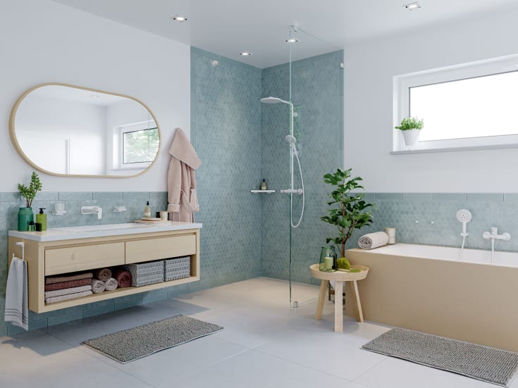 Hansgrohe Porter E handduschhållare, matt vit