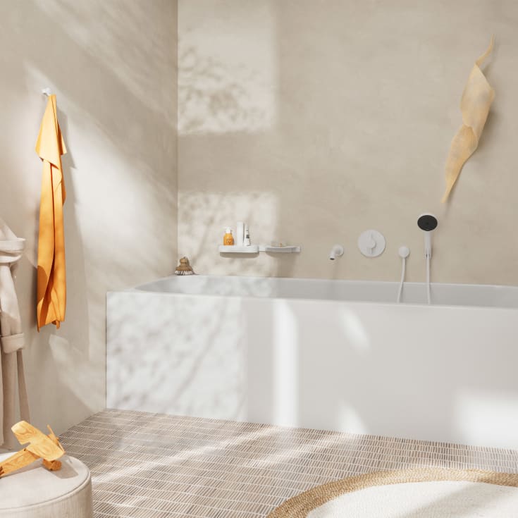 Hansgrohe DuoTurn S duschblandare, vit