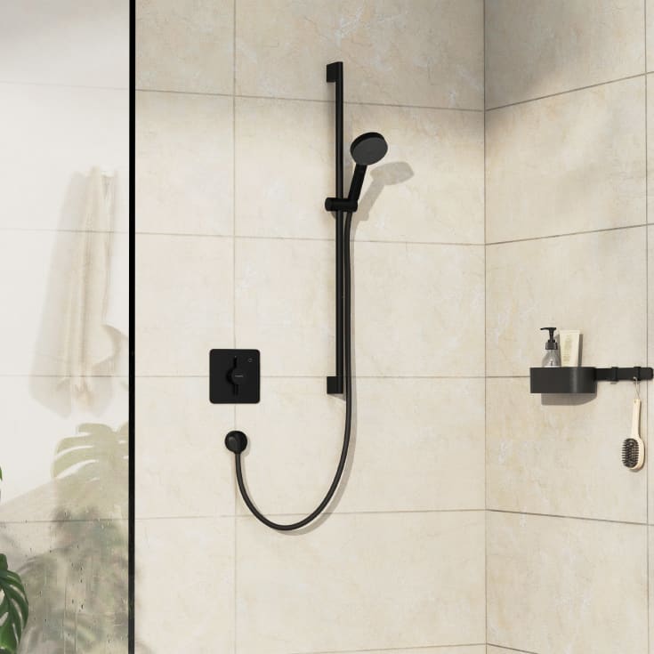 Hansgrohe DuoTurn Q duschblandare, svart