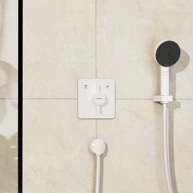 Hansgrohe DuoTurn Q dusjbatteri, hvit