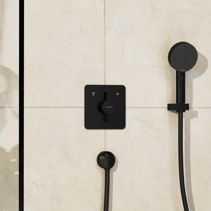 Hansgrohe DuoTurn Q duschblandare, svart