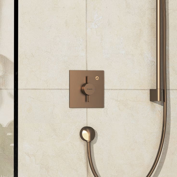 Hansgrohe DuoTurn E duschblandare, brons