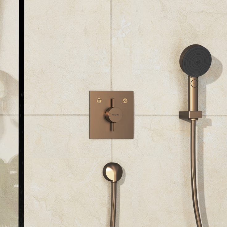 Hansgrohe DuoTurn E duschblandare, brons