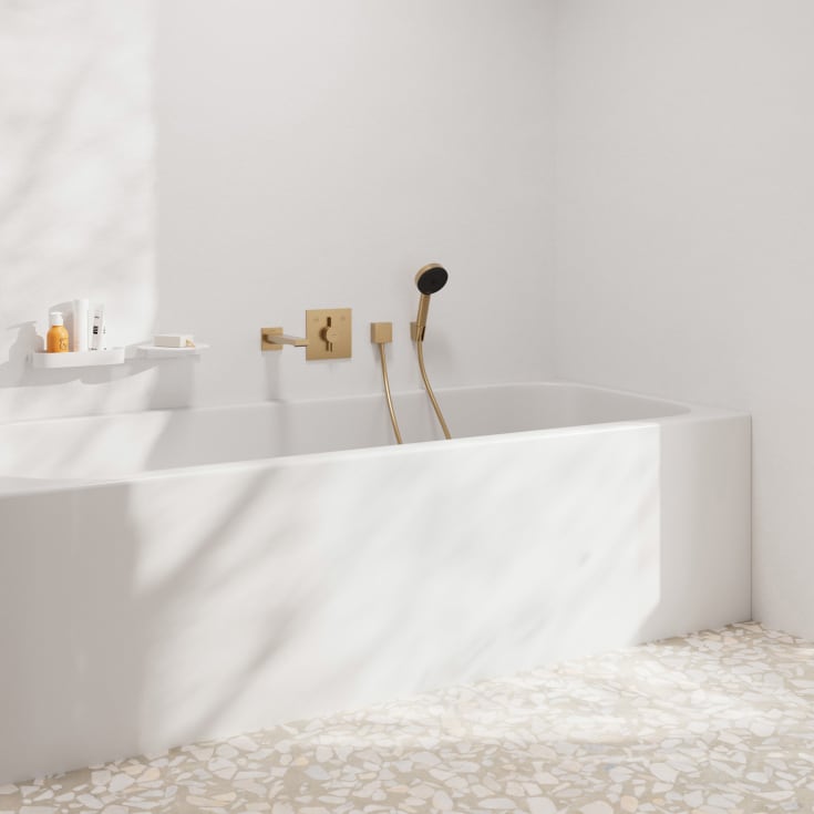 Hansgrohe DuoTurn E duschblandare, brons