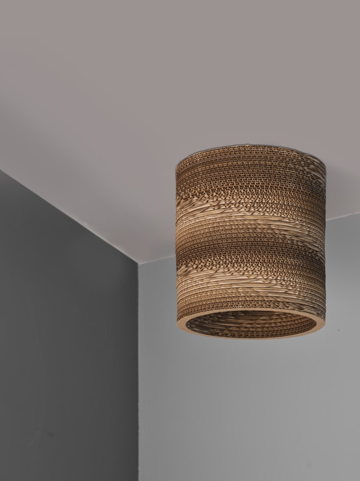 Ledvance Decor Cardboard taklampe, sylinder