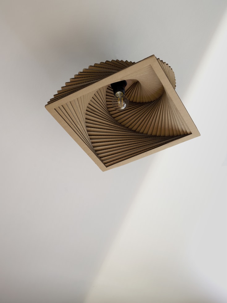 Ledvance Decor Cardboard taklampe, firkantet