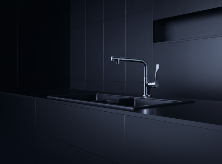 Axor Citterio Select 230 Kjøkkenbatteri, med start/stopp, krom