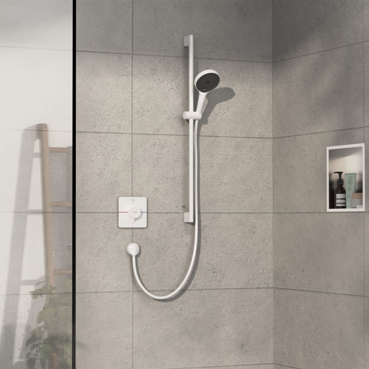 Hansgrohe ShowerSelect Comfort Q brusearmatur, hvid